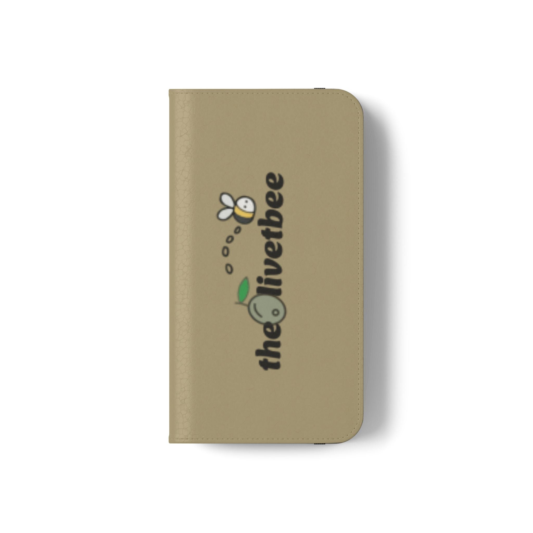 Flip Case Phone Wallet — 'theOlivetbee' Logo Folio Cover with Card Slots
