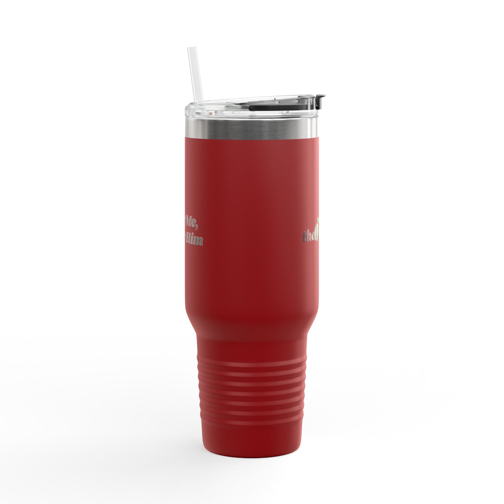 40oz Insulated Travel Mug — "theOlivetbee" Stainless Tumbler with Straw