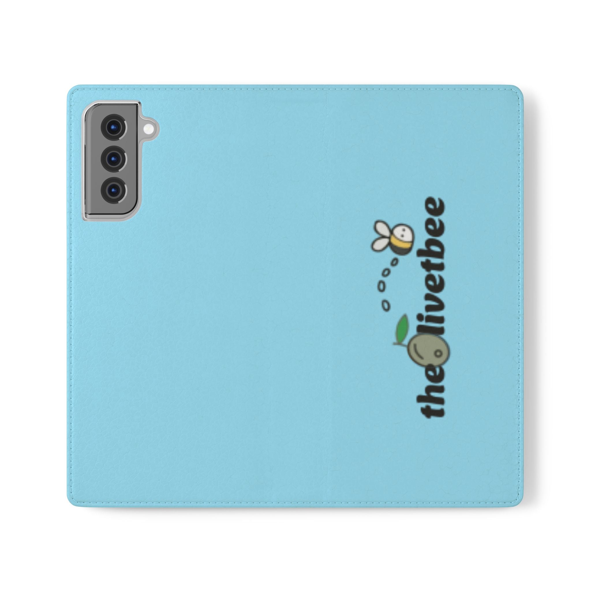 Blue 'theOlivetbee' Flip Phone Case