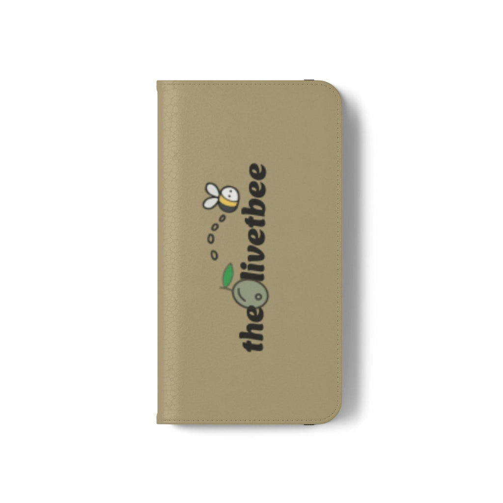 Flip Case Phone Wallet — 'theOlivetbee' Logo Folio Cover with Card Slots
