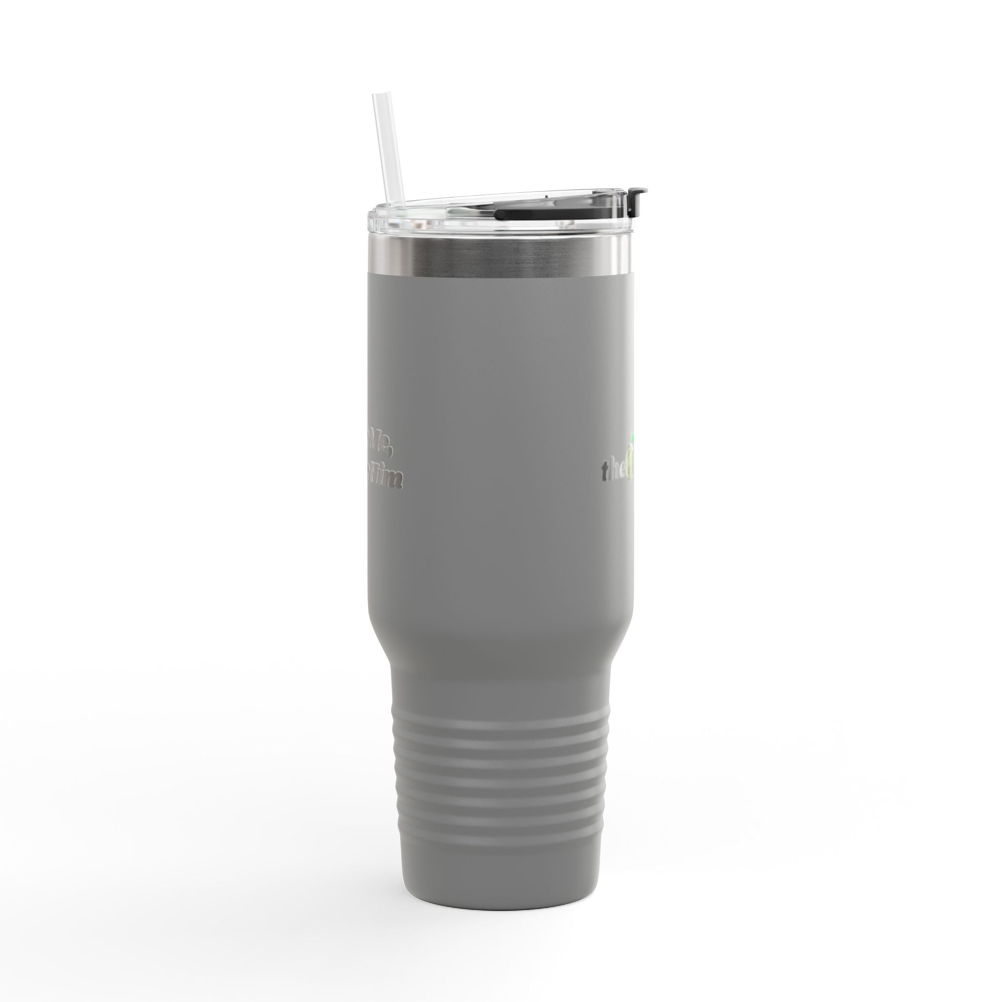 40oz Insulated Travel Mug — "theOlivetbee" Stainless Tumbler with Straw