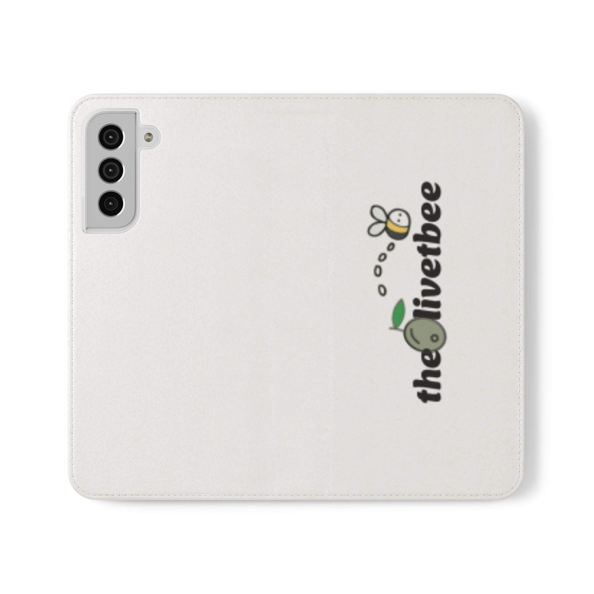 Flip Case Phone Wallet — 'theOlivetbee' Folio with Card Slots