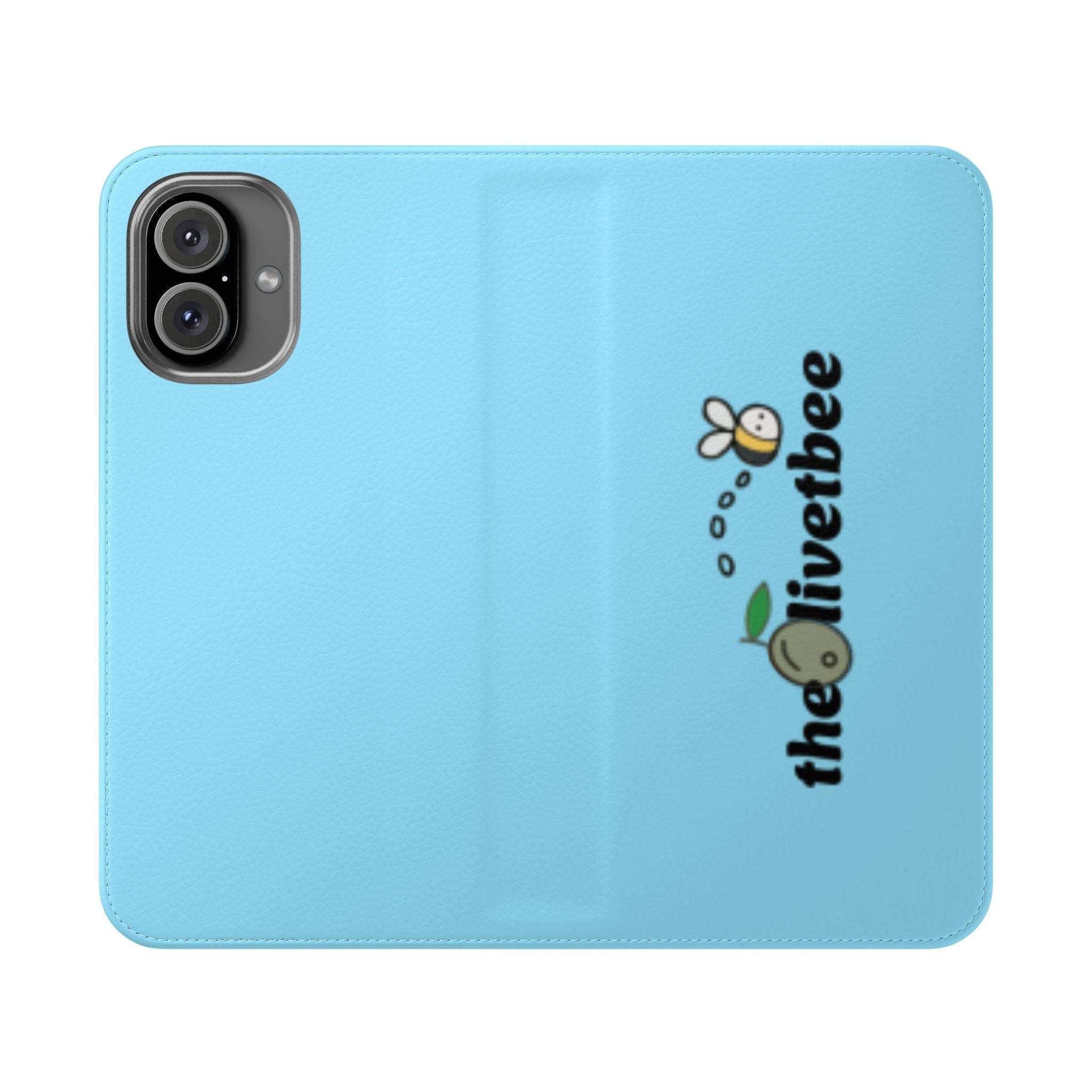 Blue 'theOlivetbee' Flip Phone Case