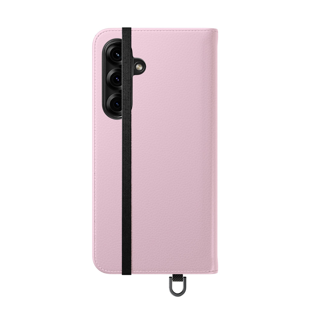 Pink Bee Logo Flip Phone Case — theOlivetbee Wallet Cover
