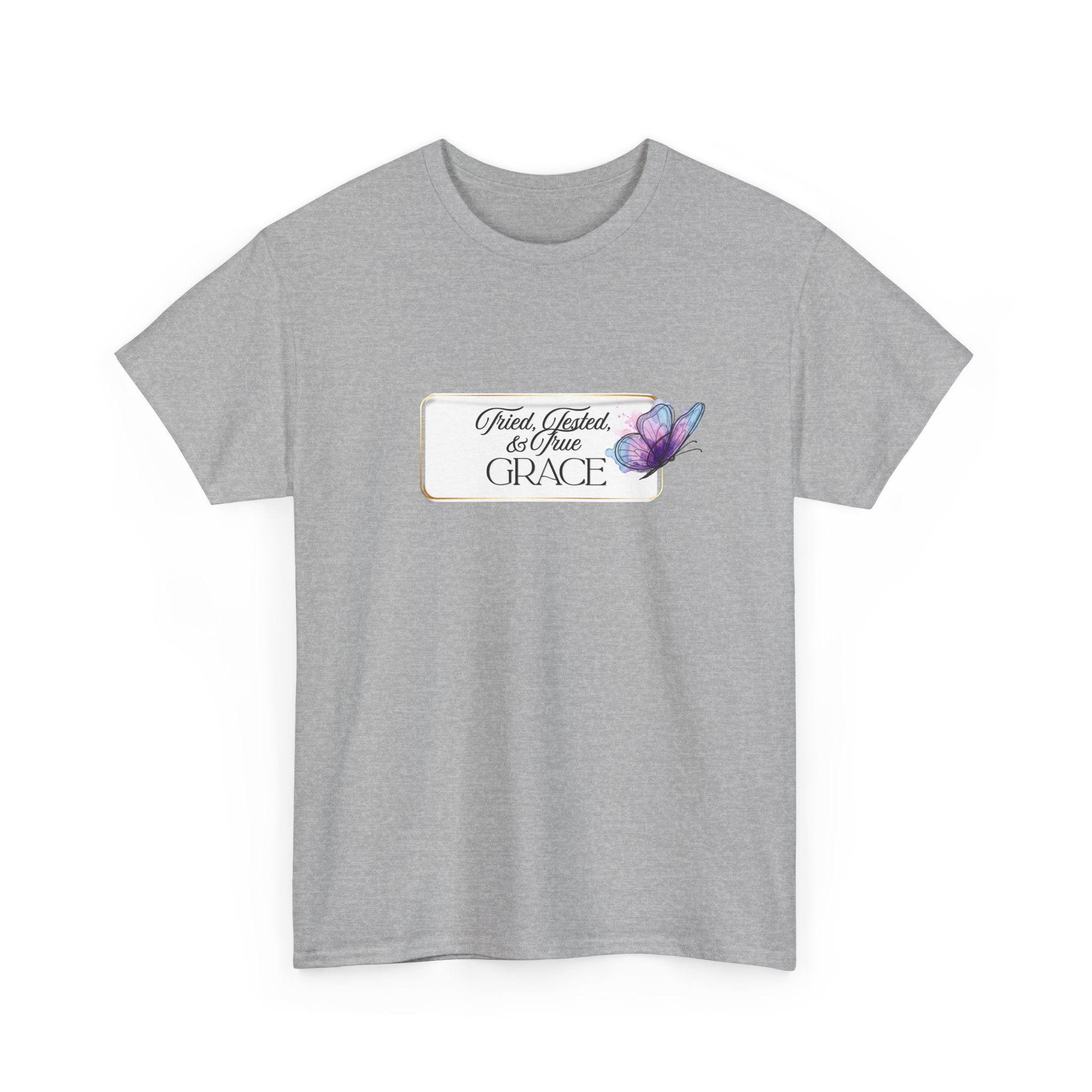 "Tried, Tested, & True Grace" book tee
