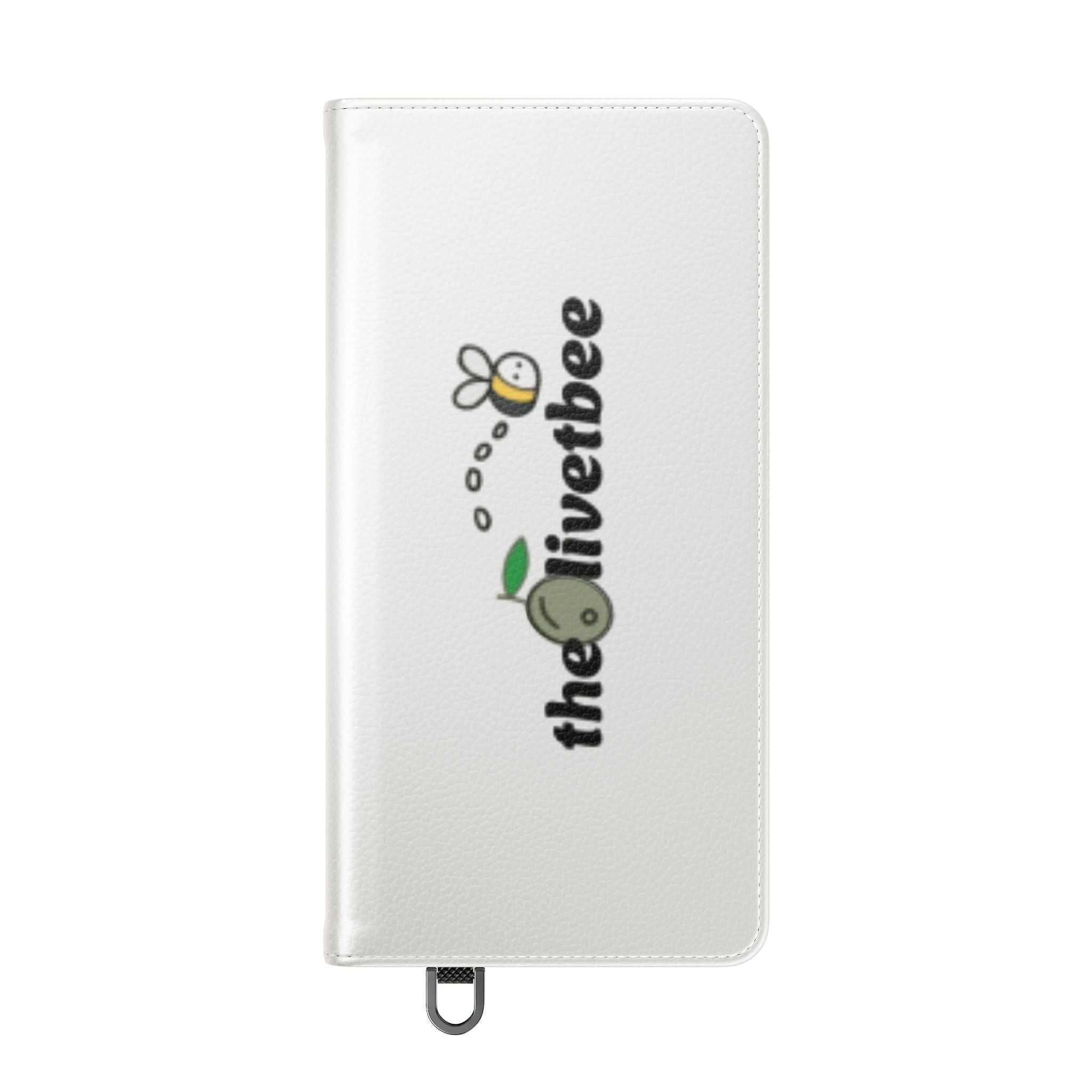 Flip Case Phone Wallet — 'theOlivetbee' Folio with Card Slots