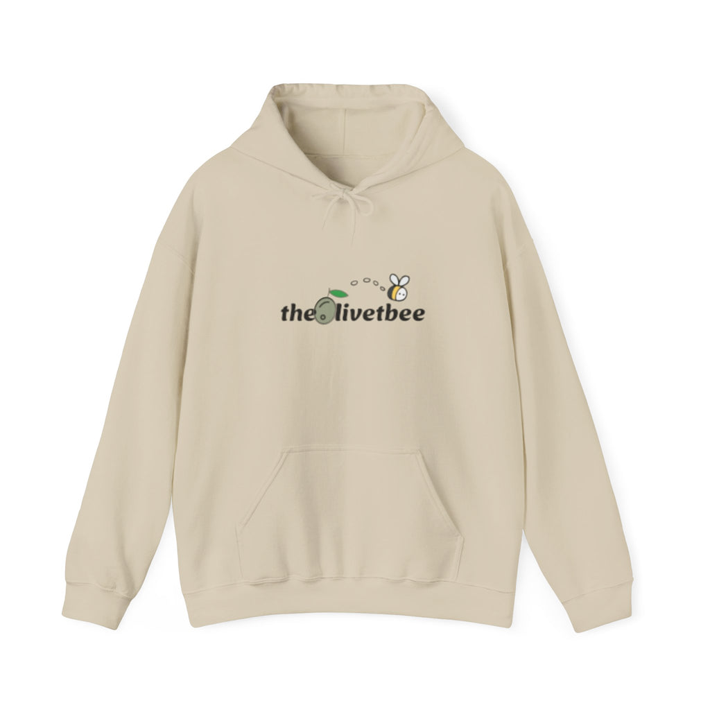 "theOlivetbee" hoodie | QR code back, Scan Me
