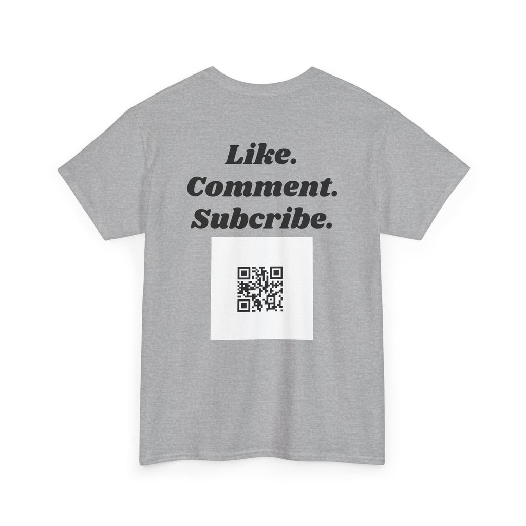"theOlivetbee" Graphic Tee "Like. Comment. Subscribe."