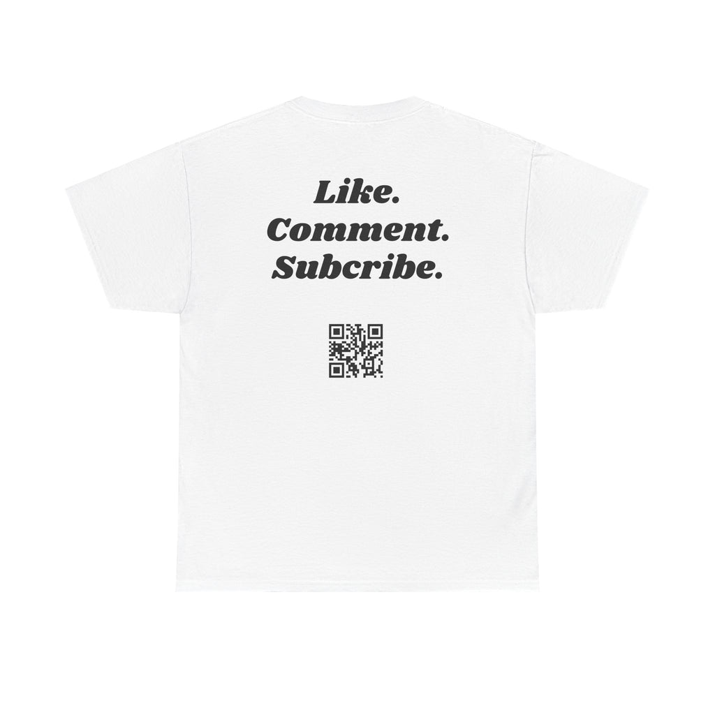 "theOlivetbee" Graphic Tee "Like. Comment. Subscribe."