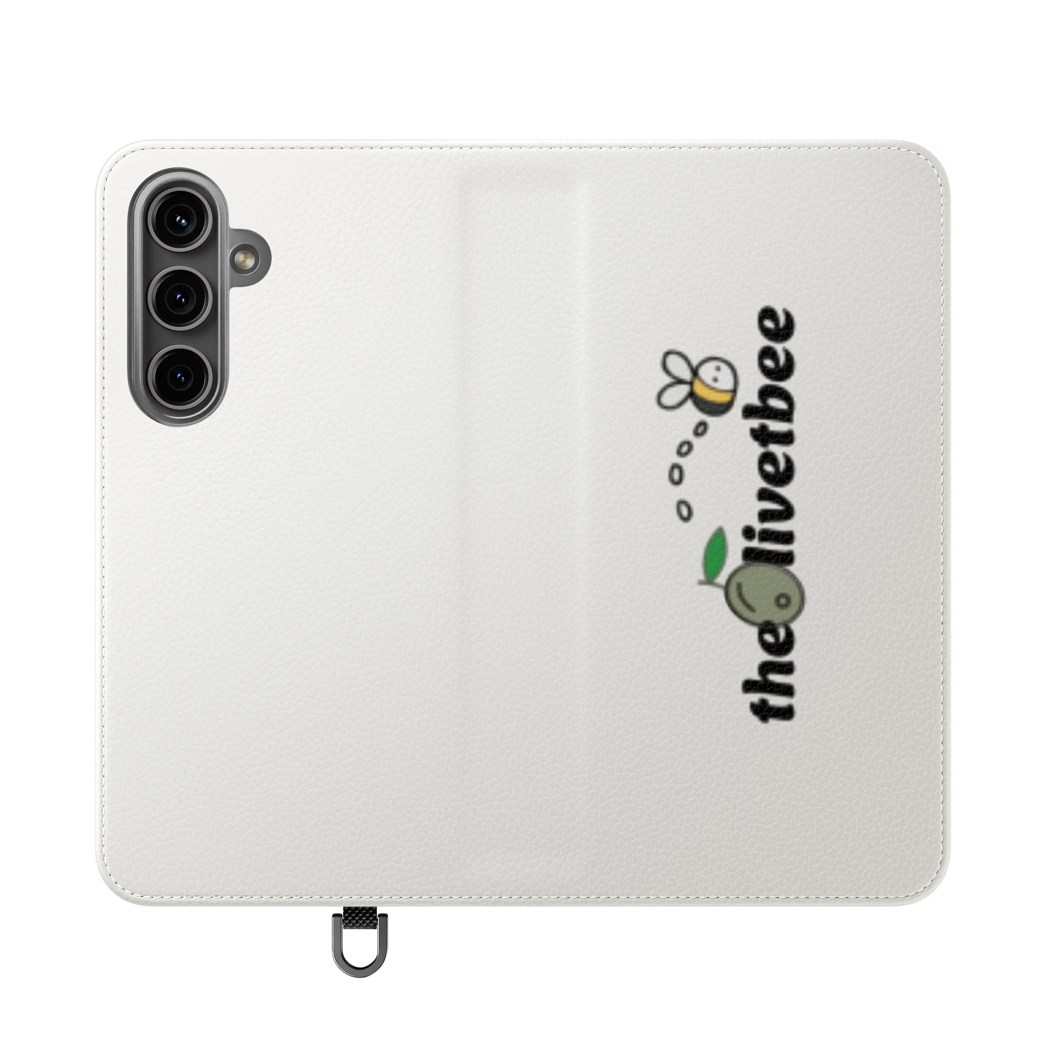 Flip Case Phone Wallet — 'theOlivetbee' Folio with Card Slots
