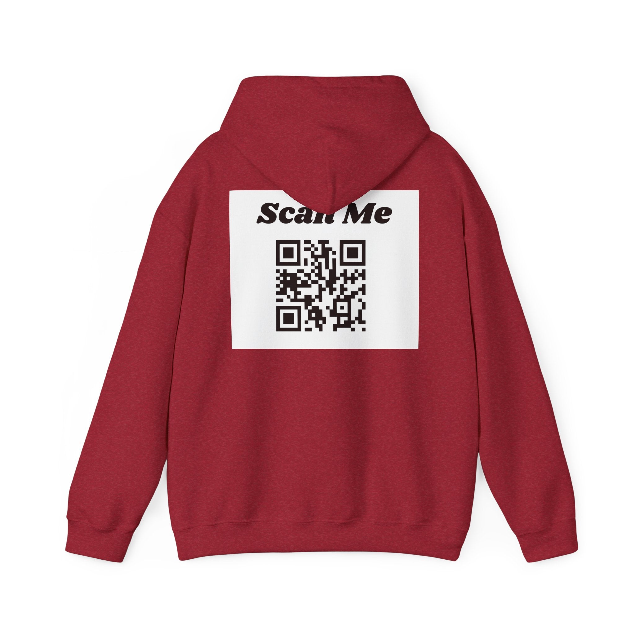 "theOlivetbee" hoodie | QR code back, Scan Me