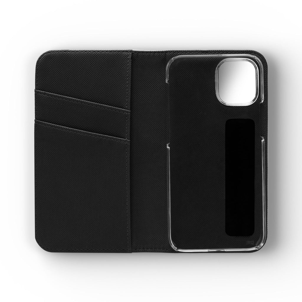 Flip Case Phone Wallet — 'theOlivetbee' Folio with Card Slots