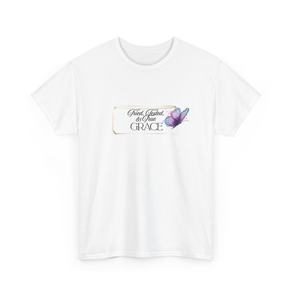 "Tried, Tested, & True Grace" book tee