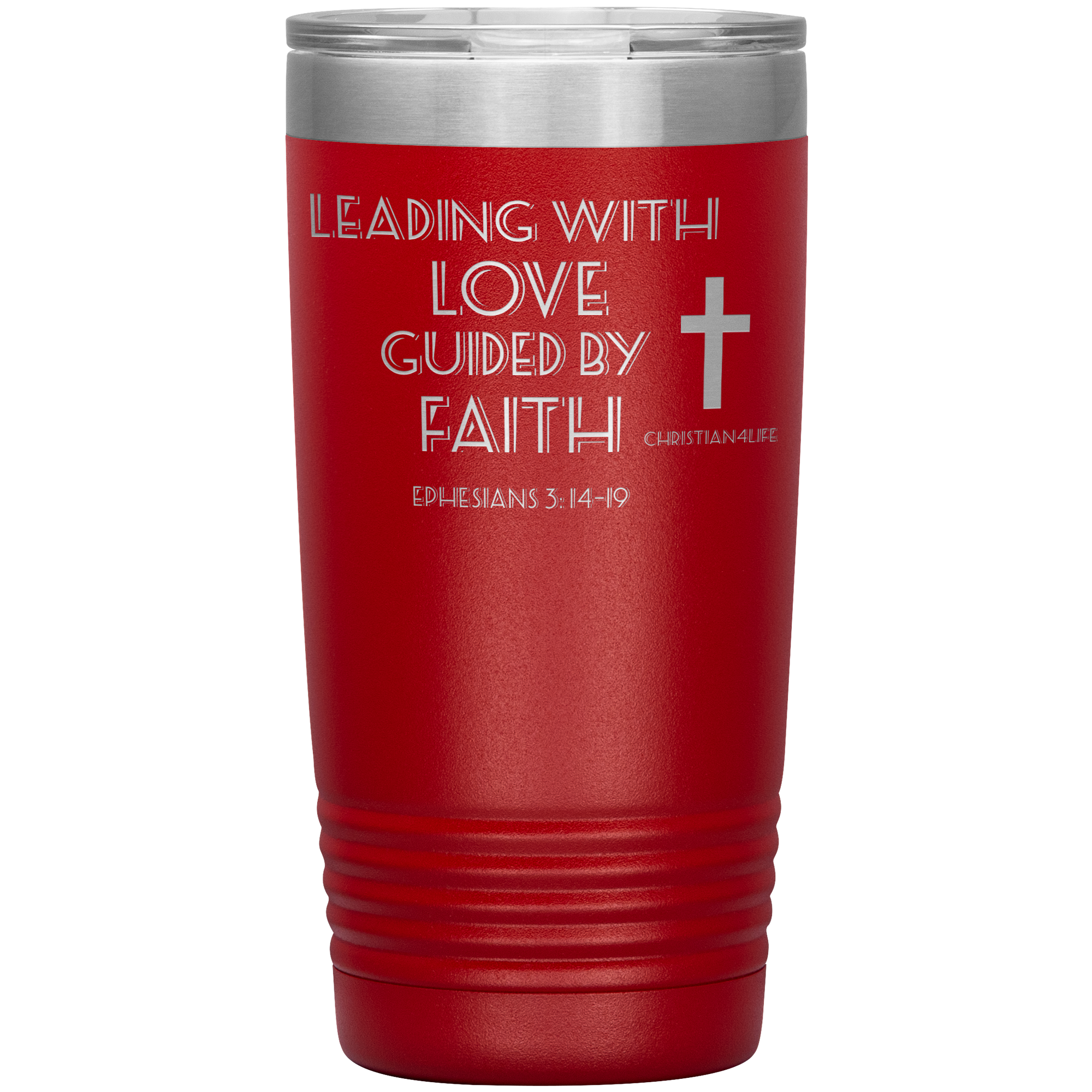 20oz Christian Insulated Tumbler -Leading with Love