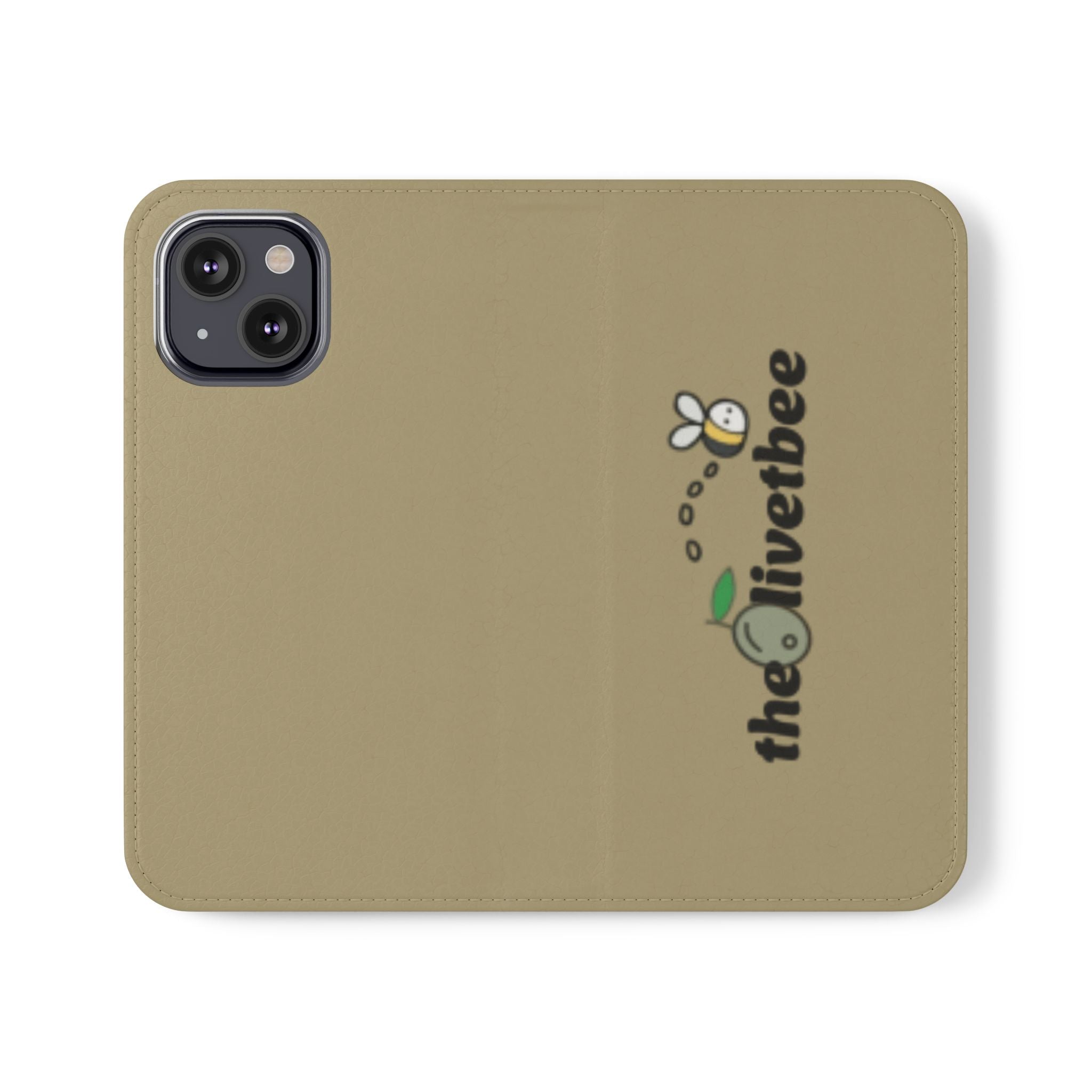 Flip Case Phone Wallet — 'theOlivetbee' Logo Folio Cover with Card Slots