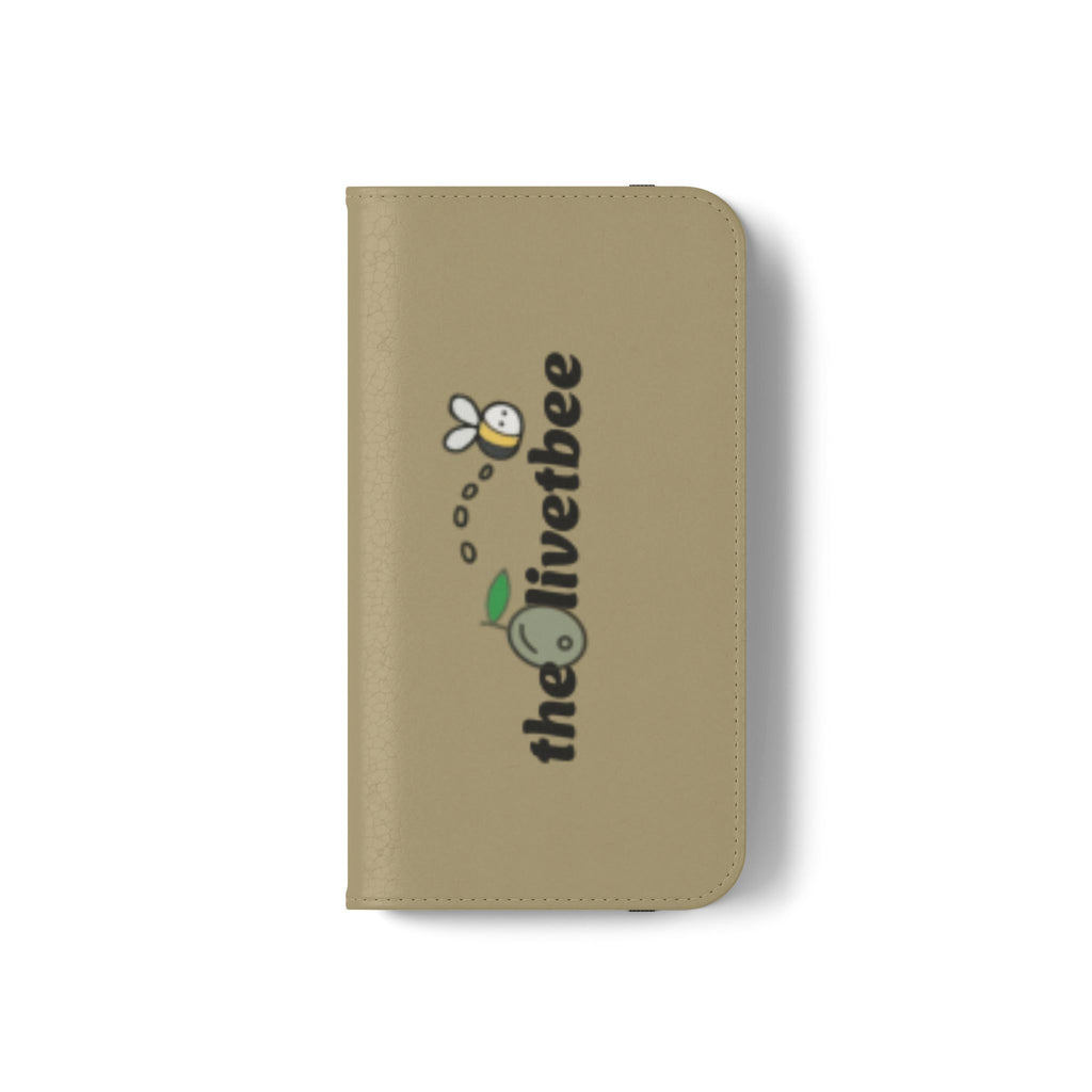 Flip Case Phone Wallet — 'theOlivetbee' Logo Folio Cover with Card Slots