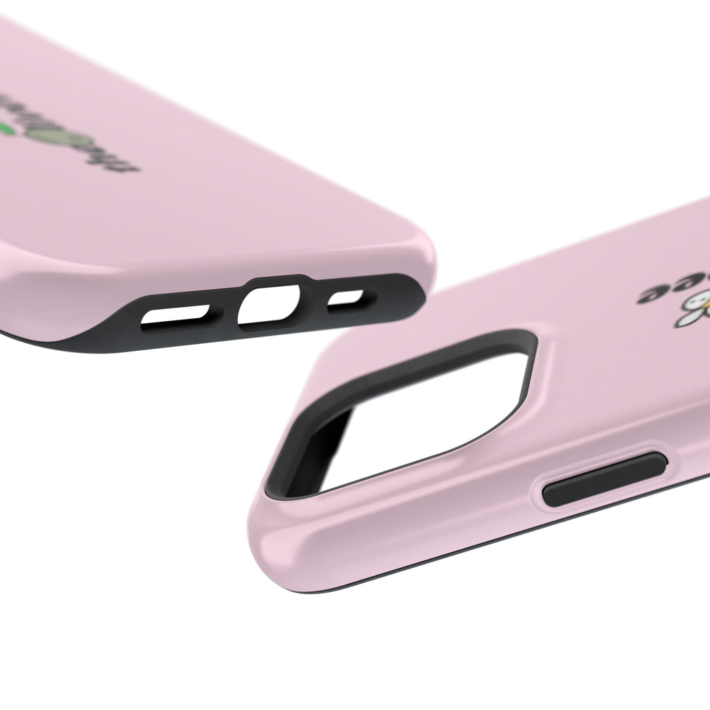 Pink Magnetic Impact-Resistant Phone Case — 'theolivetbee' , Shockproof MagSafe-Compatible Protection