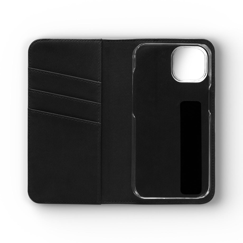 Flip Case Phone Wallet — 'theOlivetbee' Folio with Card Slots