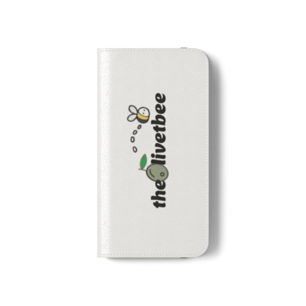 Flip Case Phone Wallet — 'theOlivetbee' Folio with Card Slots