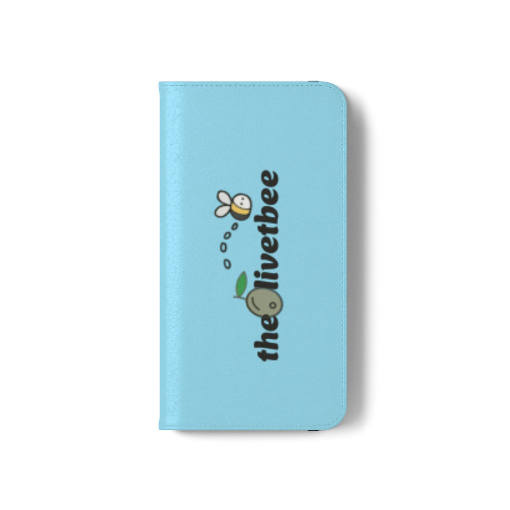 Blue 'theOlivetbee' Flip Phone Case