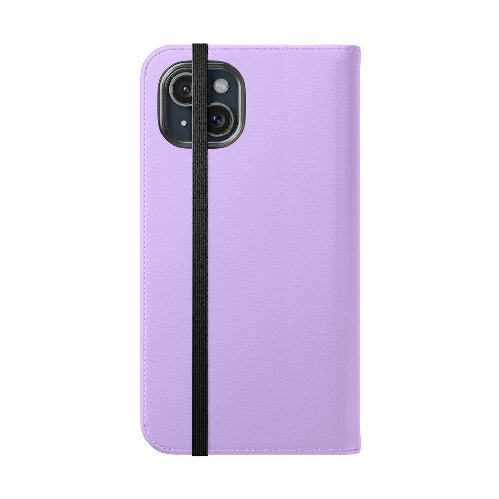Lavender Flip Phone Case – “Tried, Tested, God’s Given Grace” Wallet Cover