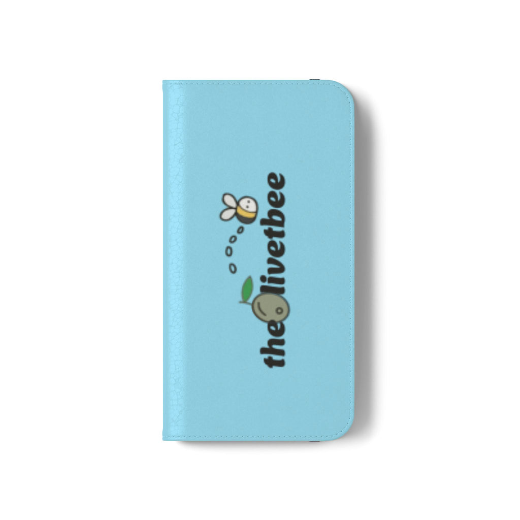 Blue 'theOlivetbee' Flip Phone Case