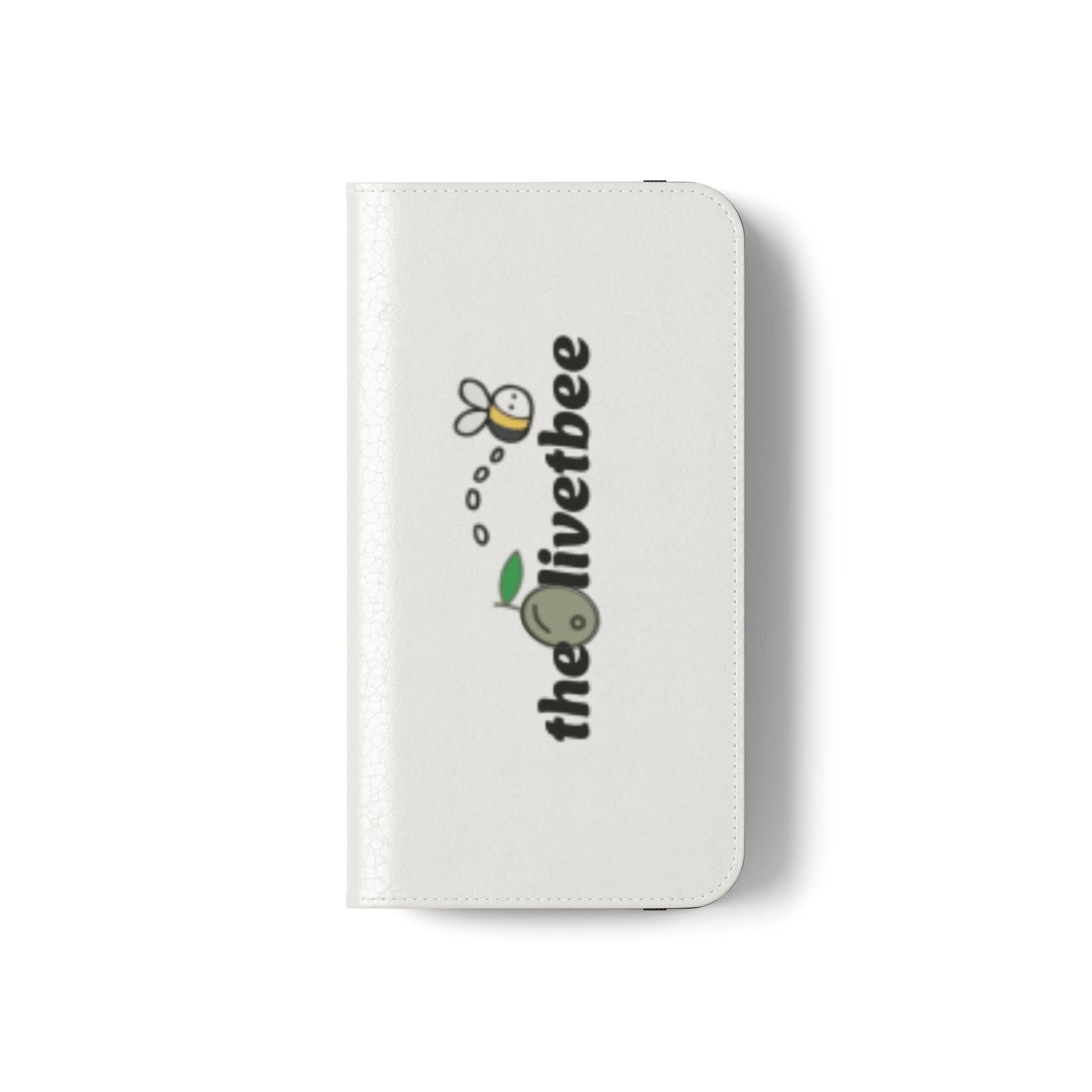 Flip Case Phone Wallet — 'theOlivetbee' Folio with Card Slots