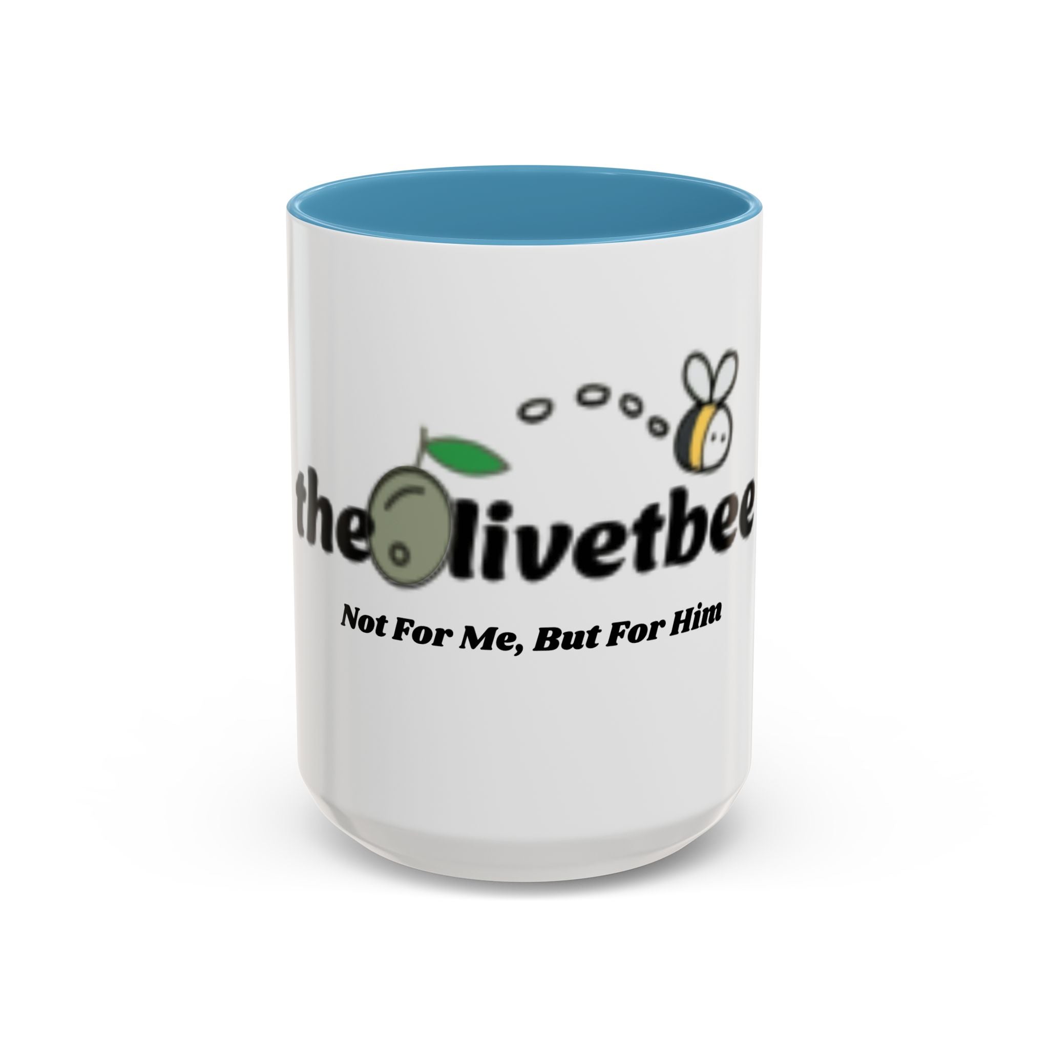 theOlivetbee Coffee Mug — "Not For Me, But For Him" Accent Ceramic Mug (11/15oz)