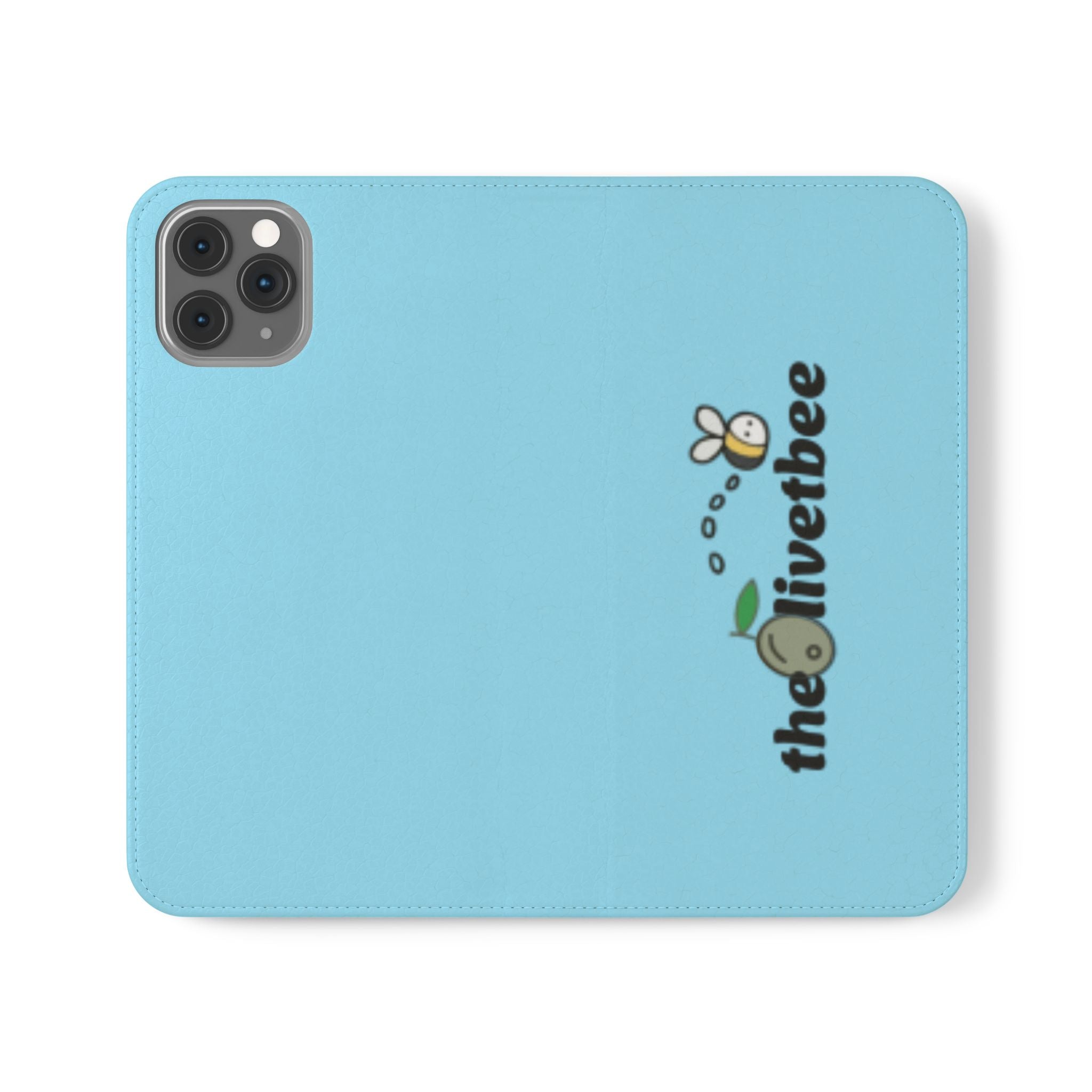 Blue 'theOlivetbee' Flip Phone Case