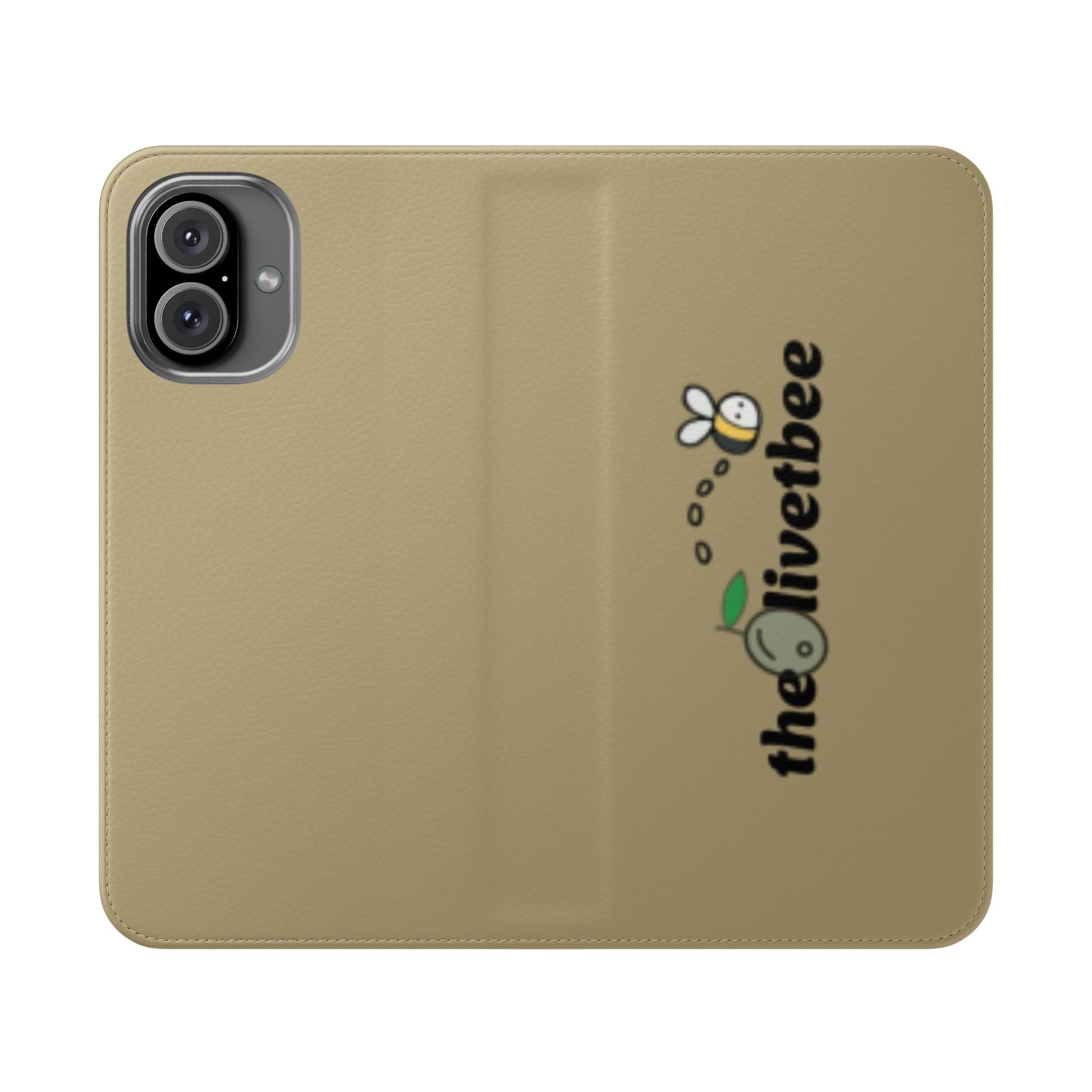 Flip Case Phone Wallet — 'theOlivetbee' Logo Folio Cover with Card Slots