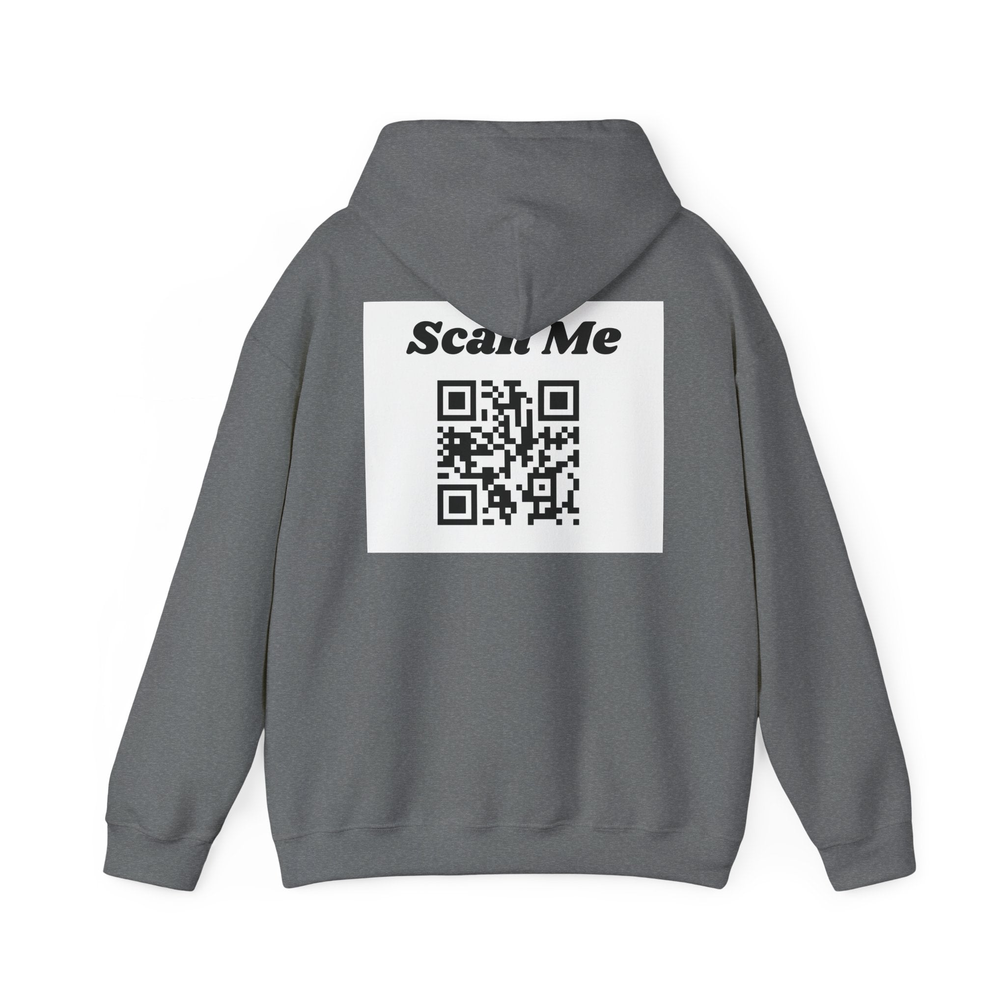 "theOlivetbee" hoodie | QR code back, Scan Me