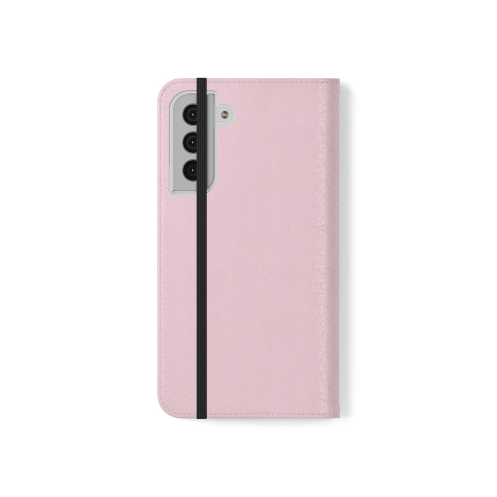 Pink Bee Logo Flip Phone Case — theOlivetbee Wallet Cover