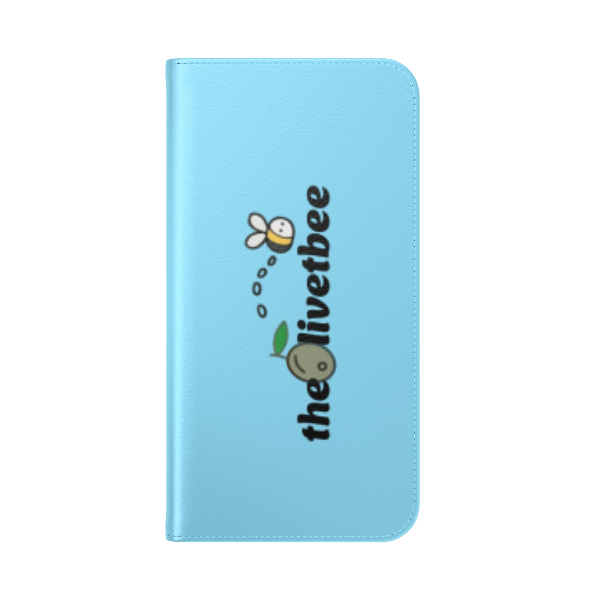 Blue 'theOlivetbee' Flip Phone Case