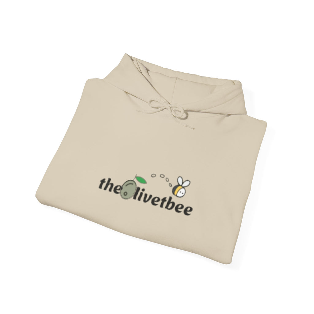 "theOlivetbee" hoodie | QR code back, Scan Me