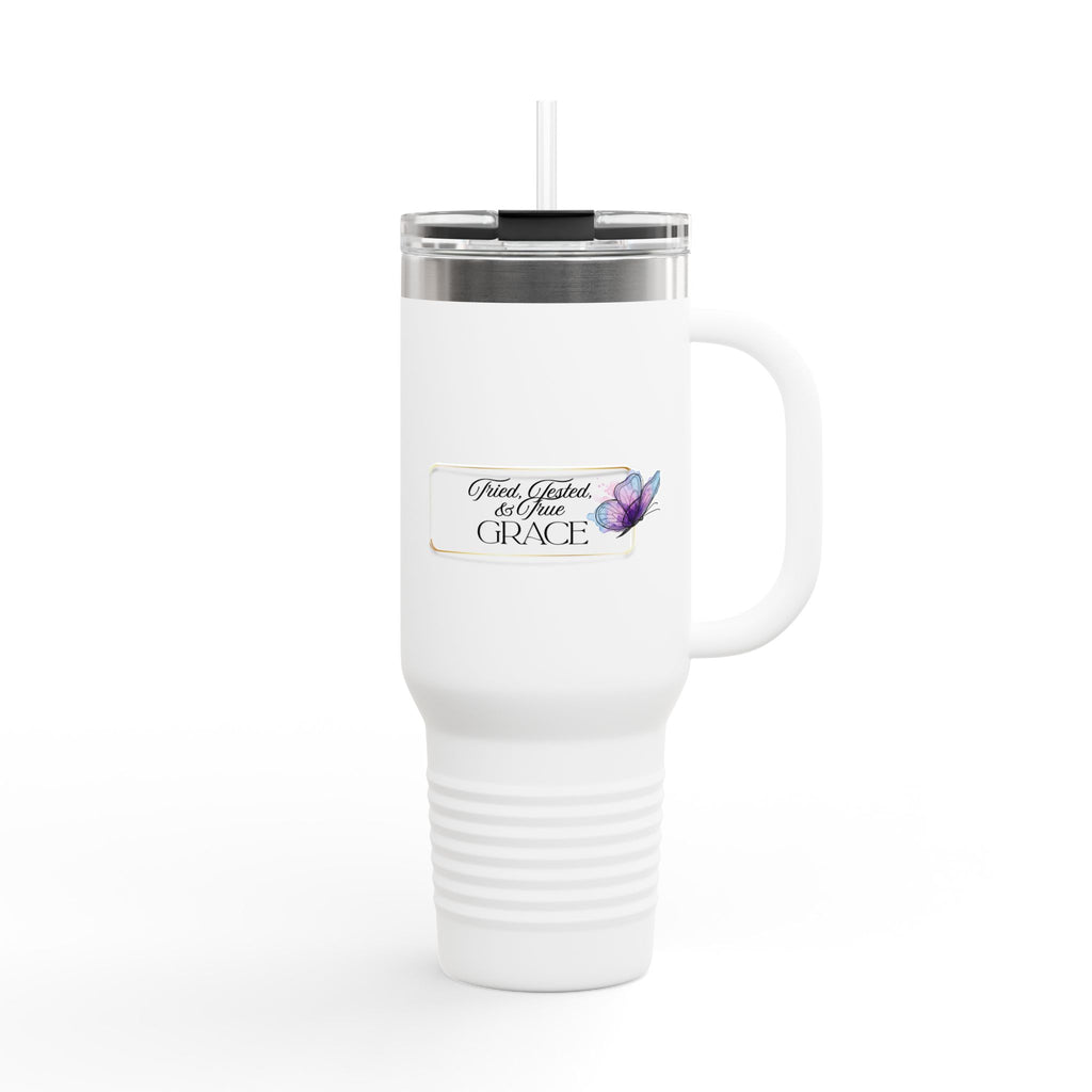 40oz Insulated Travel Mug — Tried, Tested, & True Grace