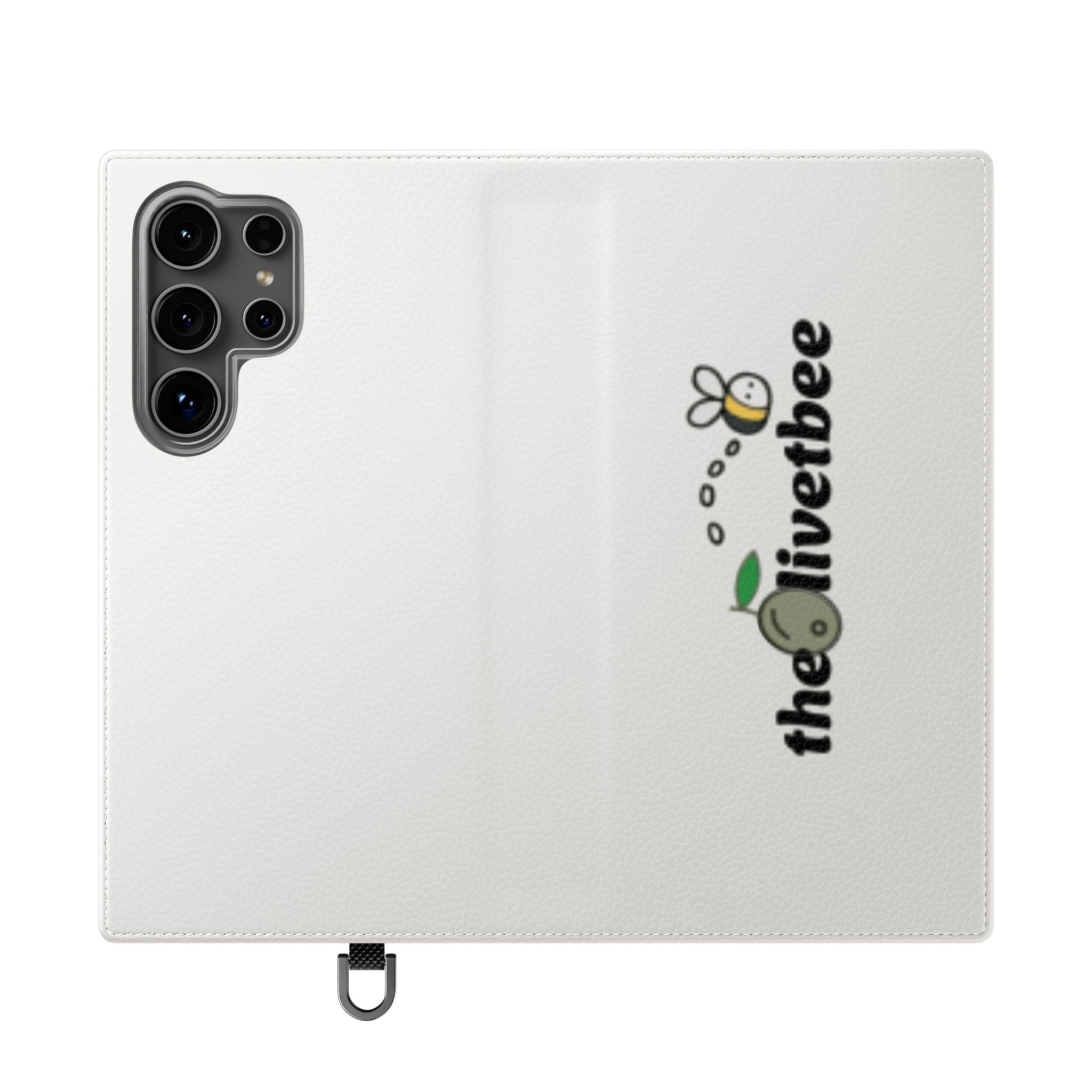 Flip Case Phone Wallet — 'theOlivetbee' Folio with Card Slots