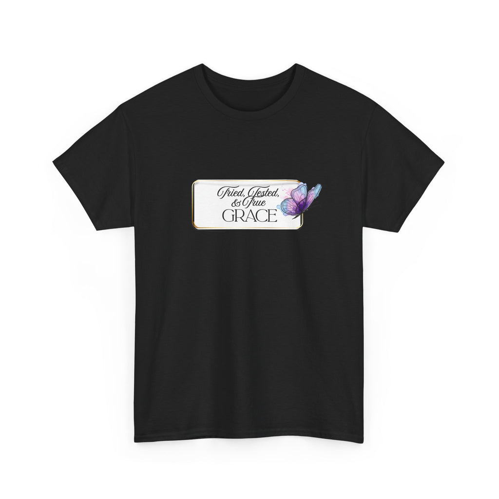 "Tried, Tested, & True Grace" book tee