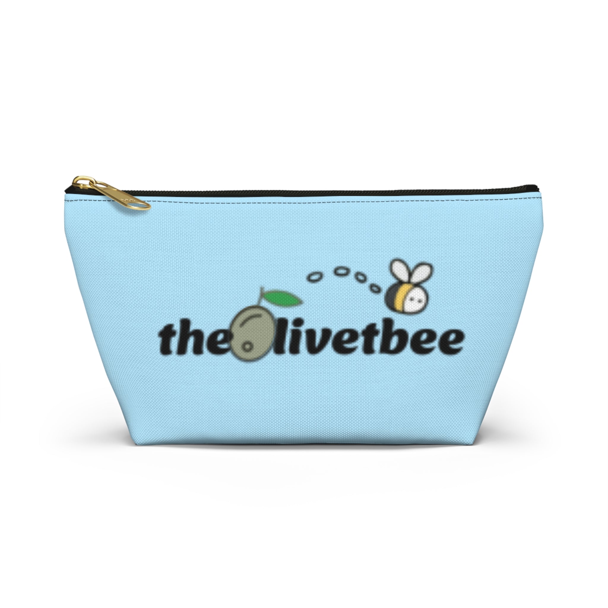 Blue "theOlivetbee" — Travel Cosmetic Bag