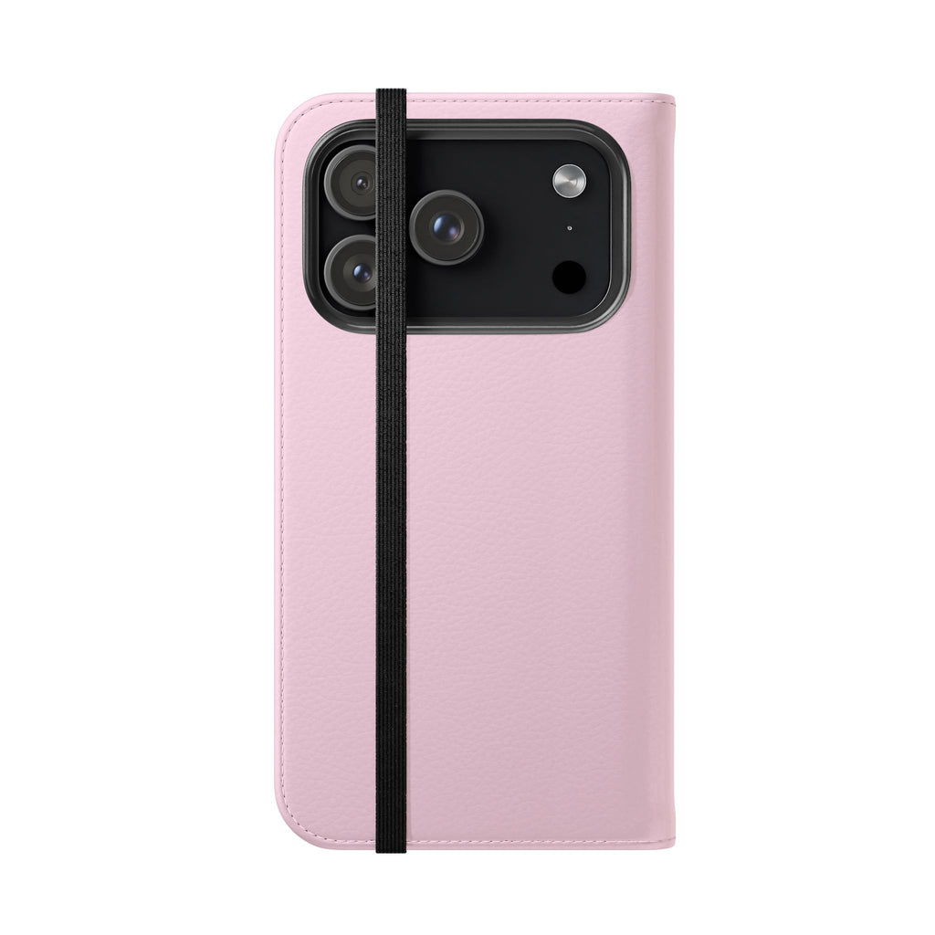 Pink Bee Logo Flip Phone Case — theOlivetbee Wallet Cover