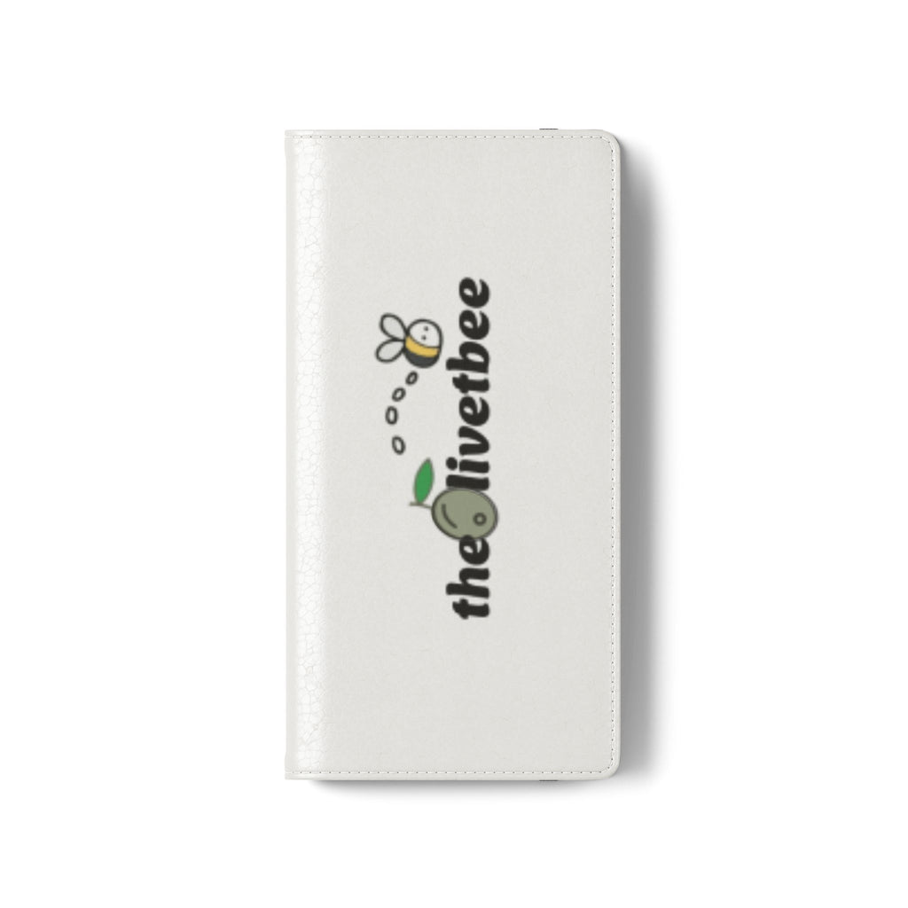 Flip Case Phone Wallet — 'theOlivetbee' Folio with Card Slots
