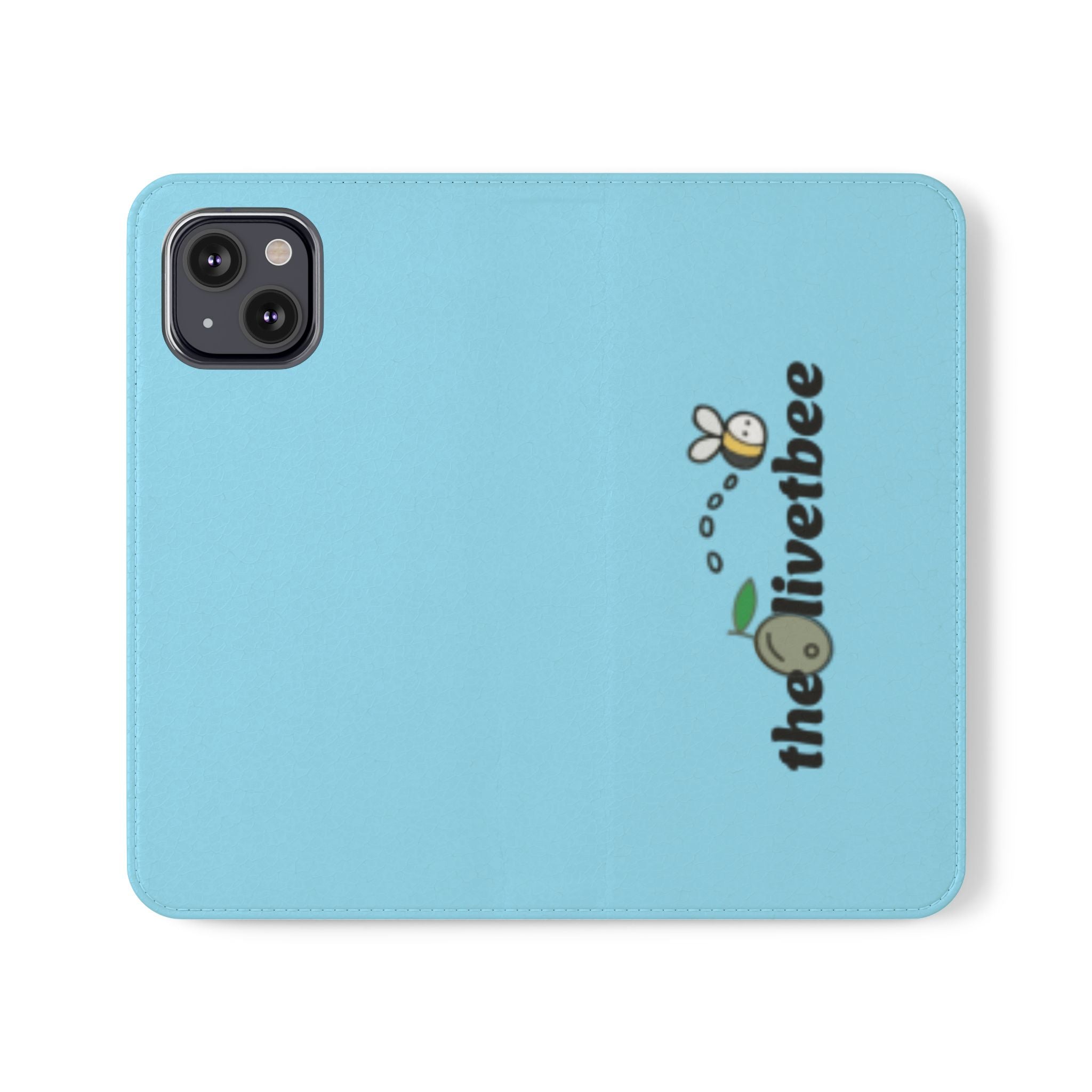 Blue 'theOlivetbee' Flip Phone Case