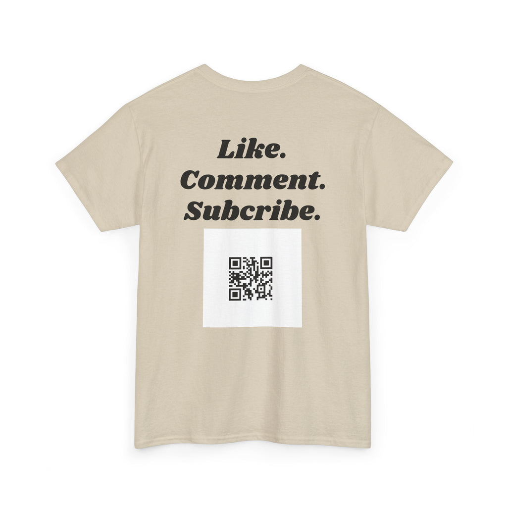 "theOlivetbee" Graphic Tee "Like. Comment. Subscribe."