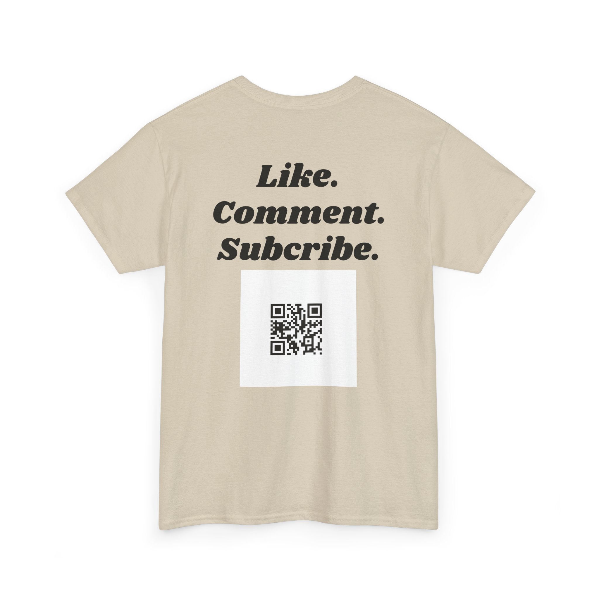 "theOlivetbee" Graphic Tee "Like. Comment. Subscribe."