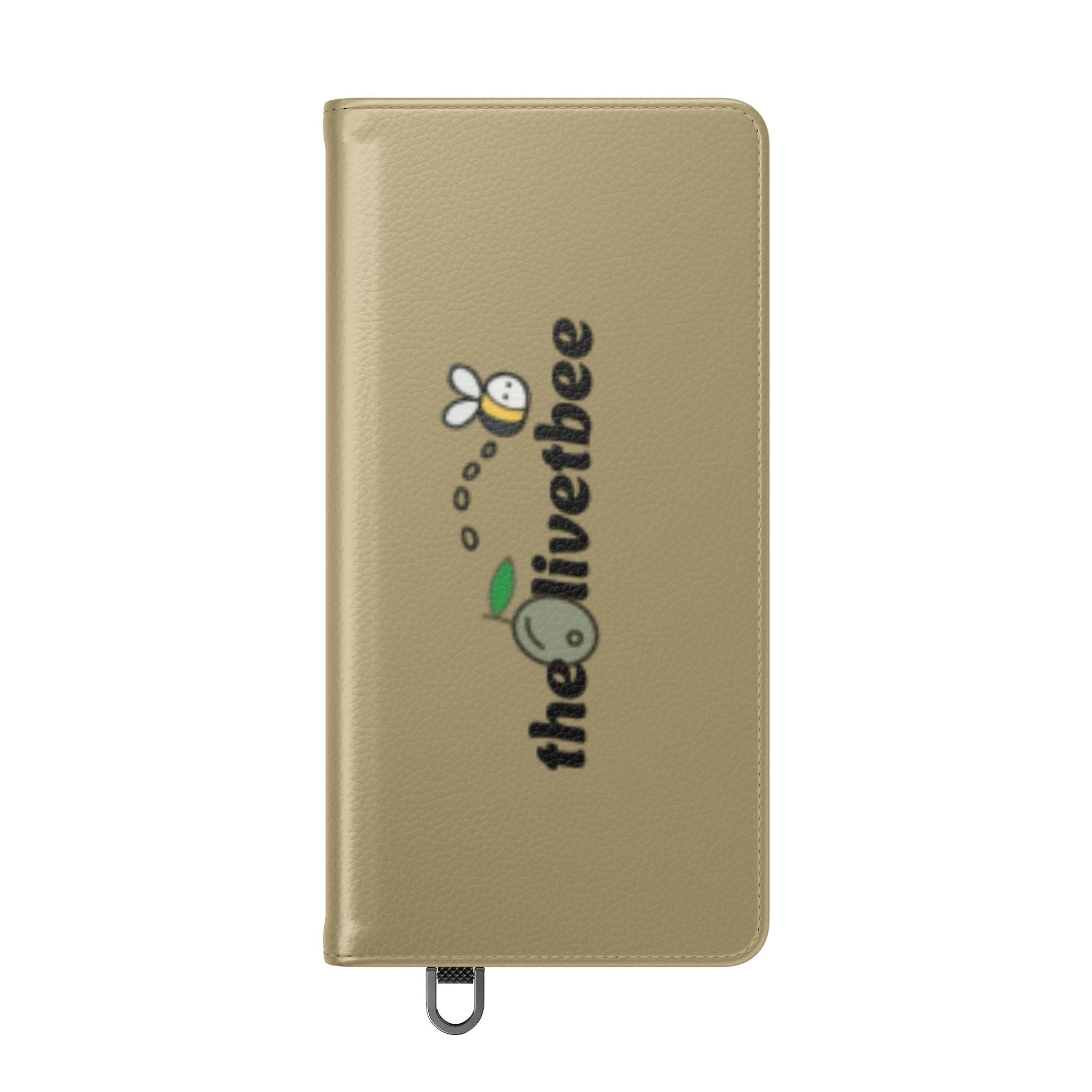 Flip Case Phone Wallet — 'theOlivetbee' Logo Folio Cover with Card Slots
