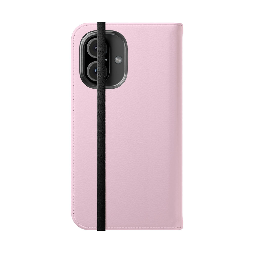 Pink Bee Logo Flip Phone Case — theOlivetbee Wallet Cover