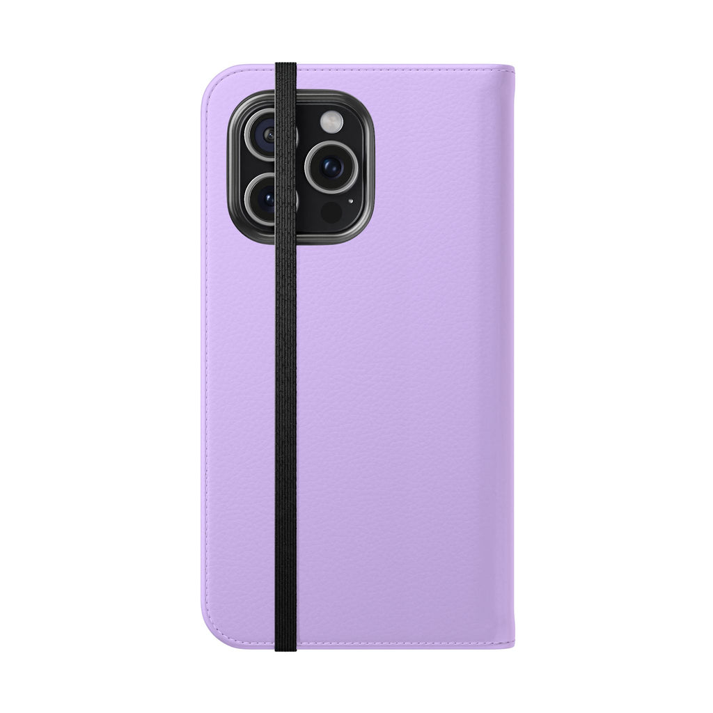 Lavender Flip Phone Case – “Tried, Tested, God’s Given Grace” Wallet Cover