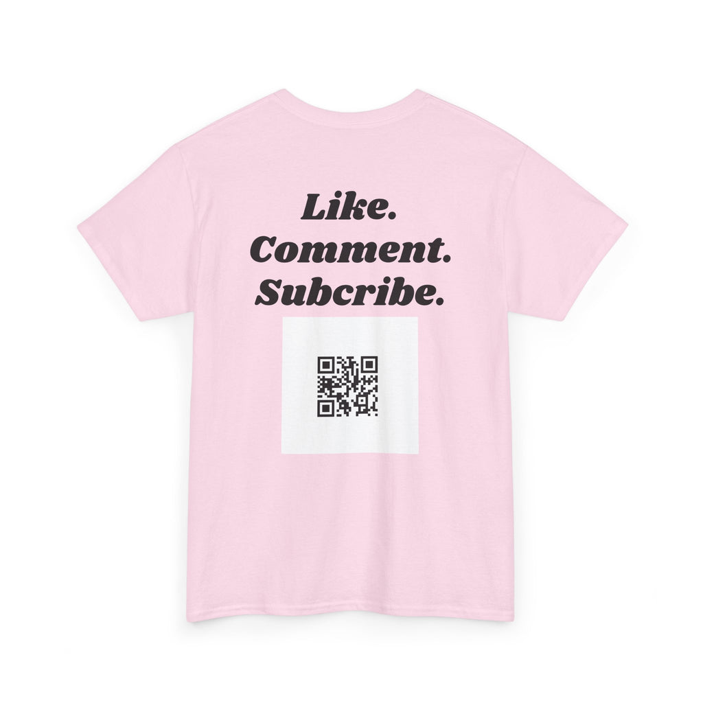 "theOlivetbee" Graphic Tee "Like. Comment. Subscribe."