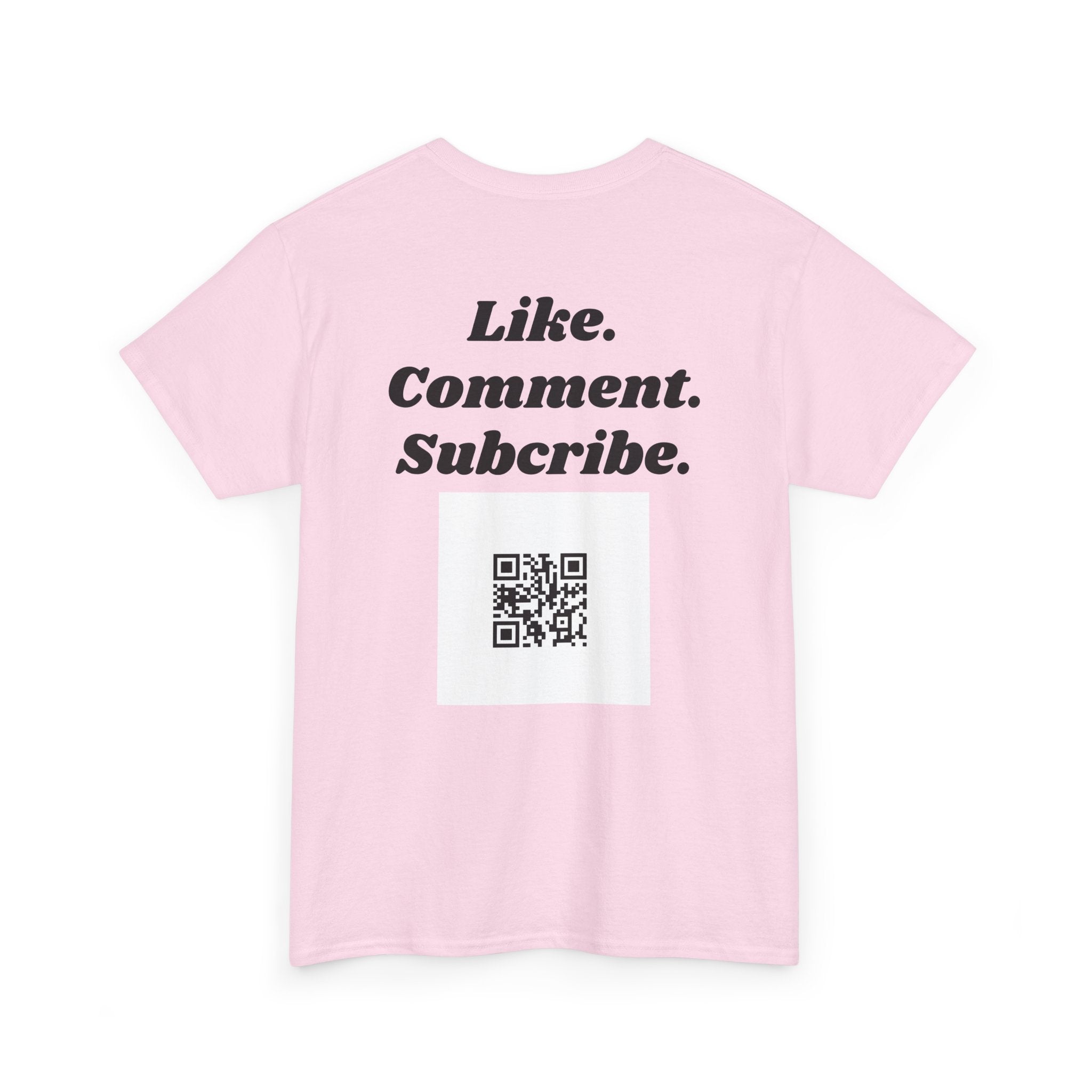 "theOlivetbee" Graphic Tee "Like. Comment. Subscribe."