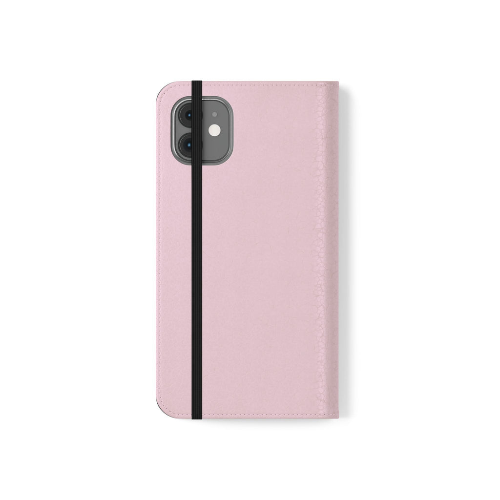 Pink Bee Logo Flip Phone Case — theOlivetbee Wallet Cover