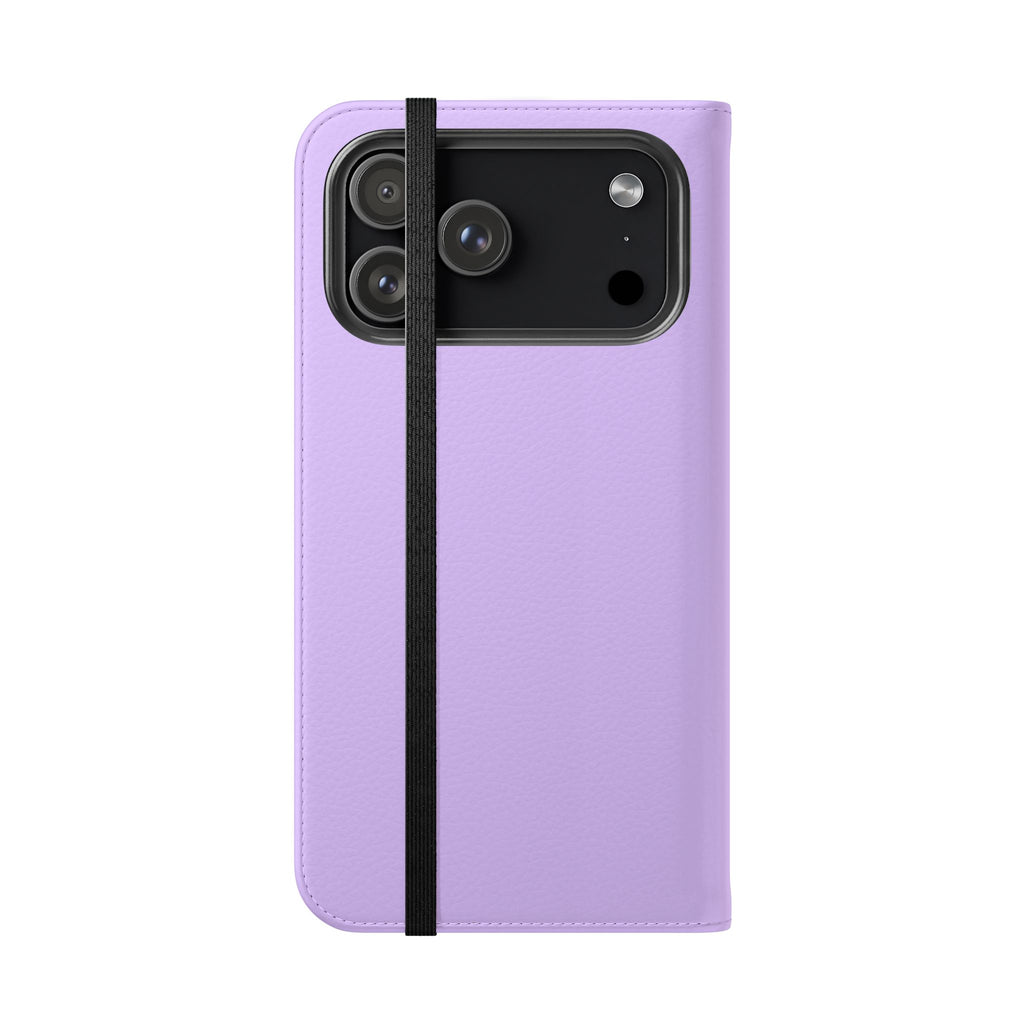 Lavender Flip Phone Case – “Tried, Tested, God’s Given Grace” Wallet Cover